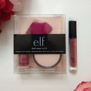 Elf Poreless Putty Primer, Sheer Matte Lip Bundle